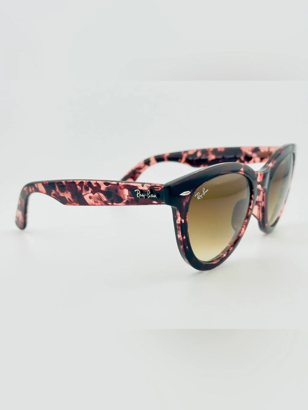 Ray-Ban Wayfarer Way Women’s Sunglasses RB2241 Polished pink Havana Brown Lenses